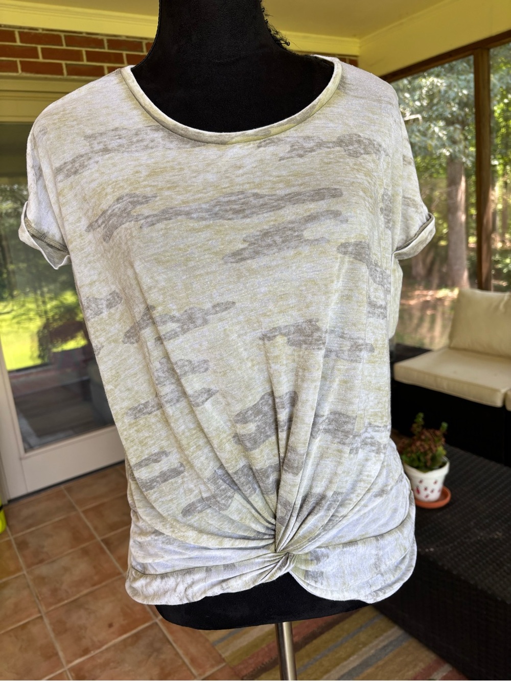 Lucky brand camo top